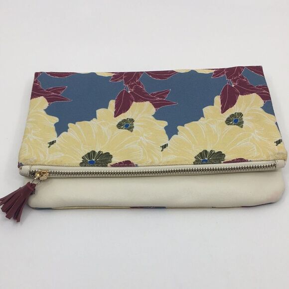 Rachel Pally Floral Foldover Clutch Pouch - Picture 1 of 13